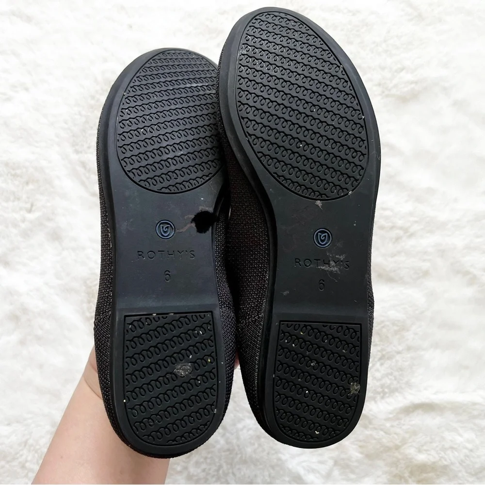 ROTHY’S THE FLAT BALLET SIZE 6 TRENDY CLOSET STAPLE CAPSULE WARDROBE MINIMALIST - Picture 4 of 7